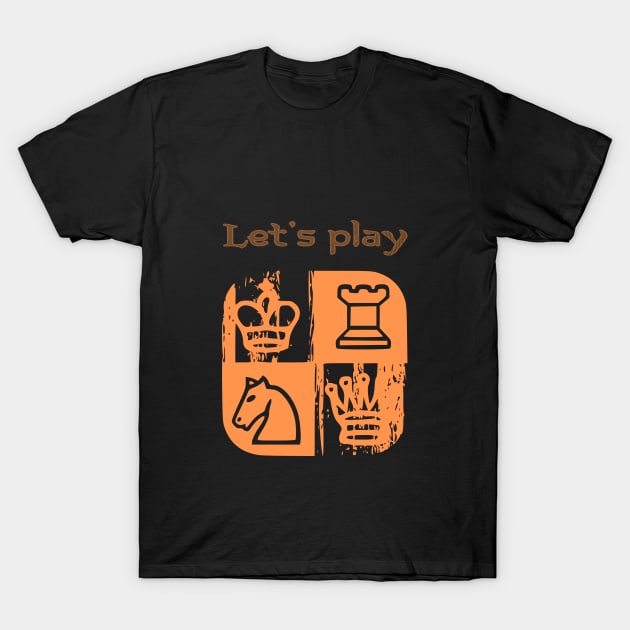 Chess T-Shirt by Porus